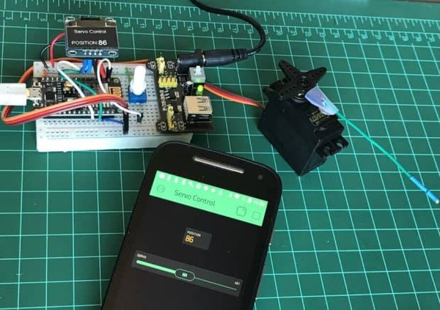 Imagem Páginas/03. Blog/Artigos/Controlando servos com o NodeMCU e o Blynk/App-Blynk